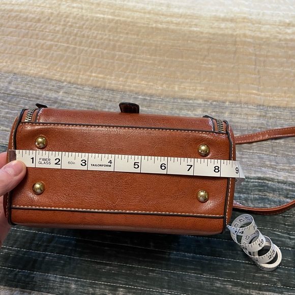 Small brown crossbody purse - Picture 6 of 8